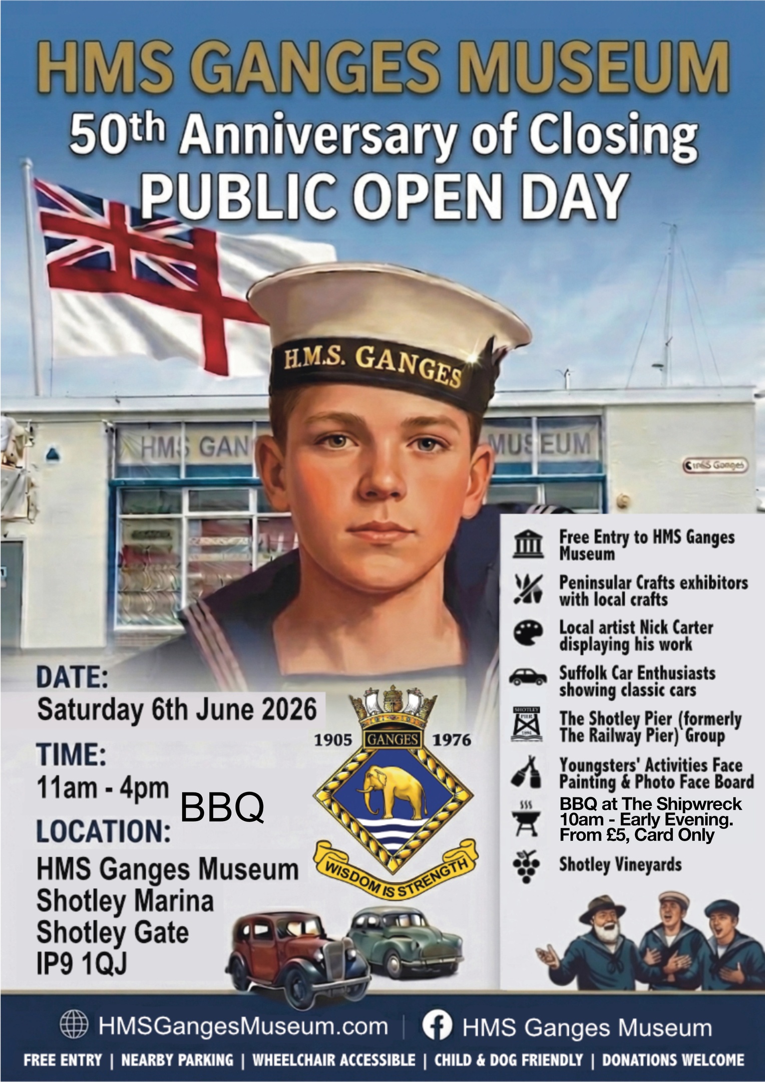 HMS Ganges 50th Anniversary Event