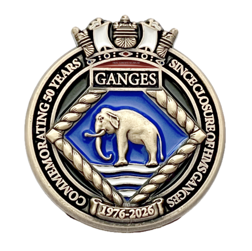 HMS Ganges 50th Anniversary Pin