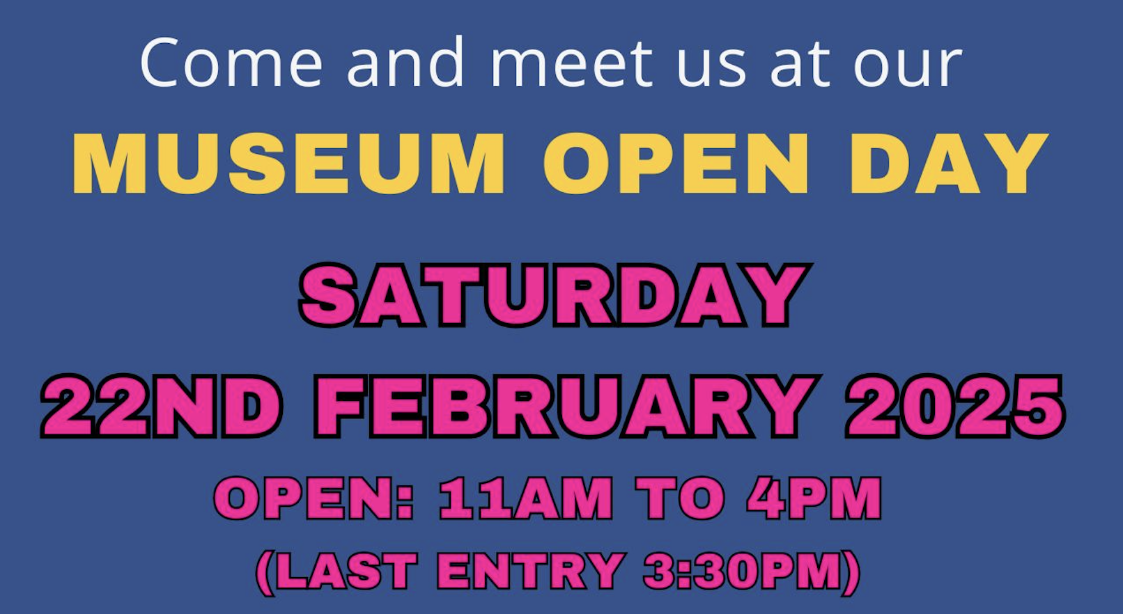 Museum Open day 22 Feb 25